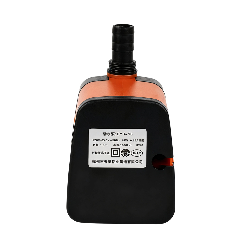 DYH-18 18W strömsluten, fläcksäker, hållbar kylfläkt/vattenpump